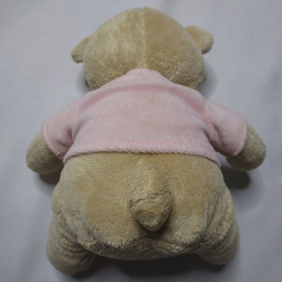 4/$14 FAO SCHWARZ MY FIRST TEDDY BEAR super soft VERY GOOD CONDITION pink - Picture 6 of 7